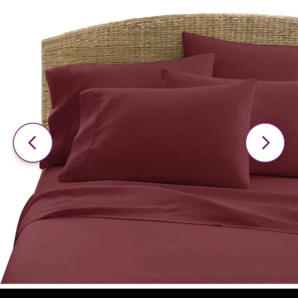 Mirabal Microfiber Queen Sheet Set 6 pieces - Picture 2 of 11